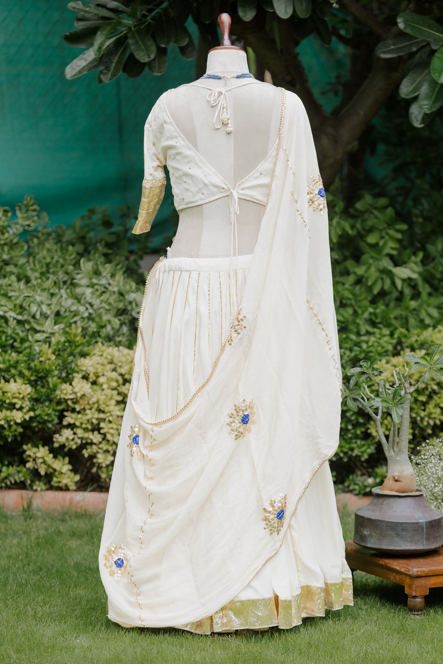 Ivory gota patti chaniya choli set (Navratri 2026 collection)