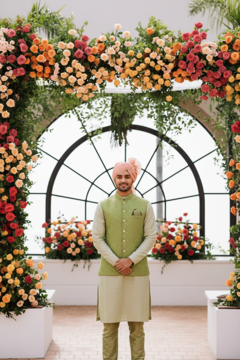 Pistachio Lehengas and kurta sets