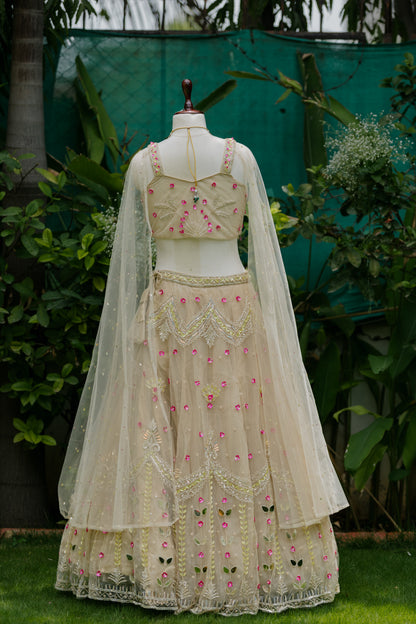 Sand dollar floral elegance lehenga set