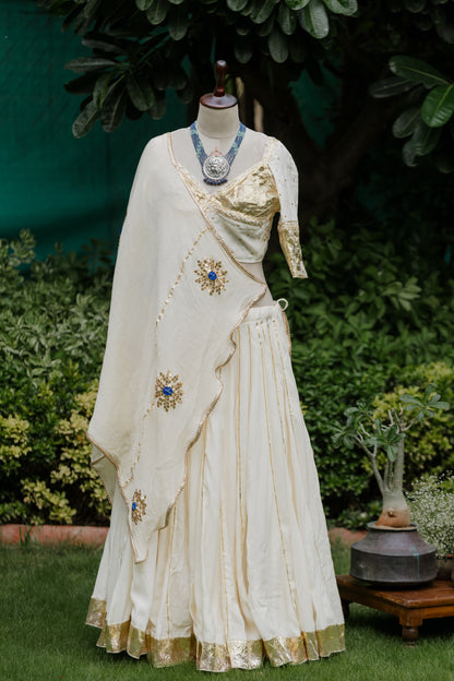 Ivory gota patti chaniya choli set (Navratri 2026 collection)