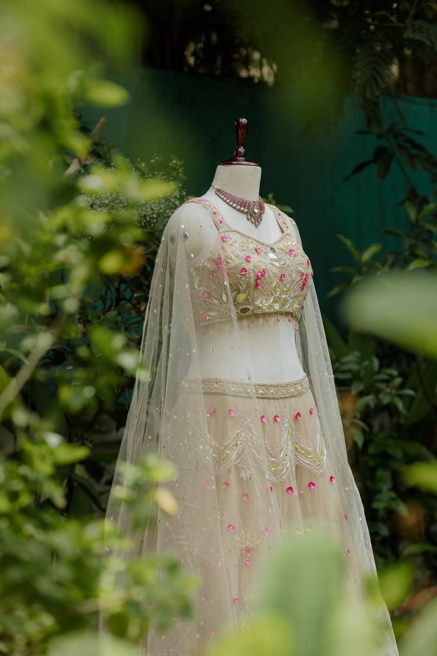 Sand dollar floral elegance lehenga set
