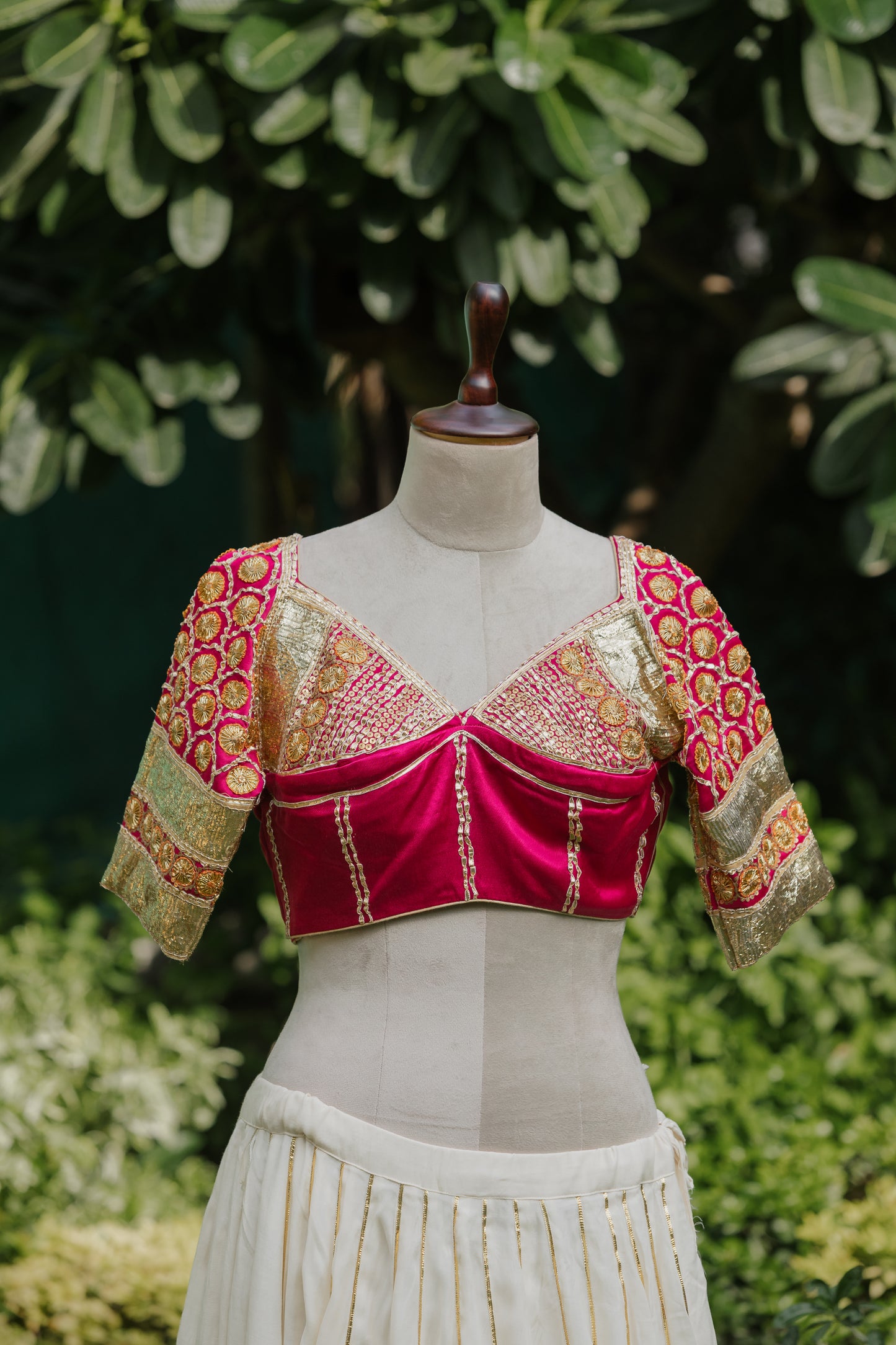 Radiant pink gota glamor (Navratri 2026 collection)