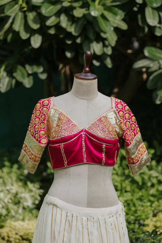 Radiant pink gota glamor (Navratri 2026 collection)