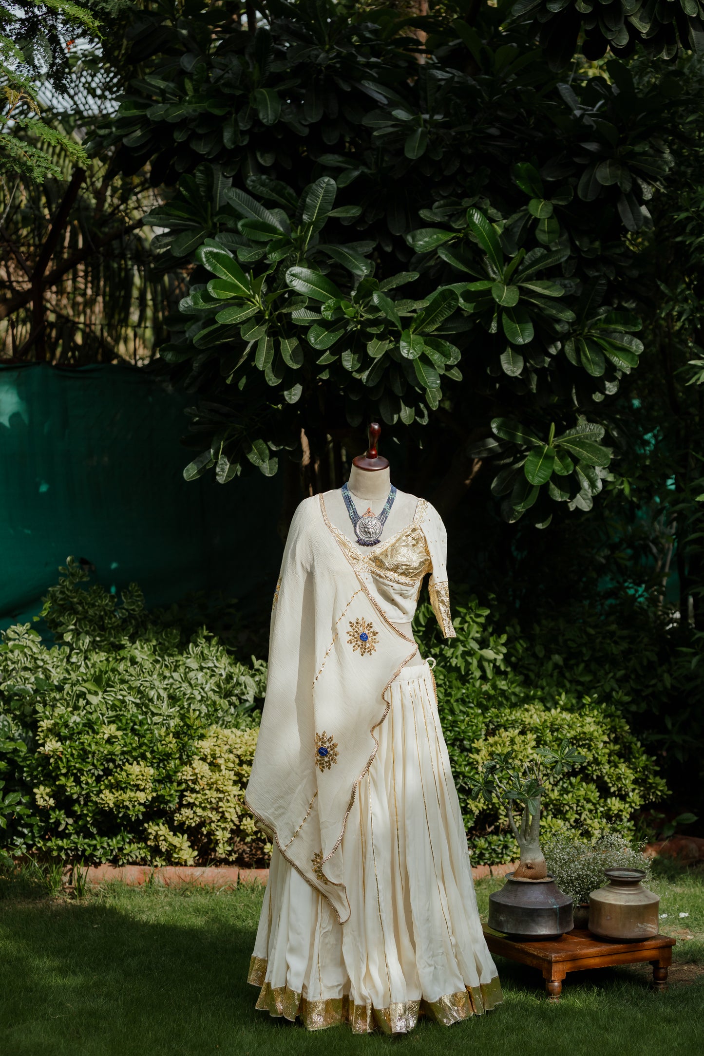 Ivory gota patti chaniya choli set (Navratri 2026 collection)