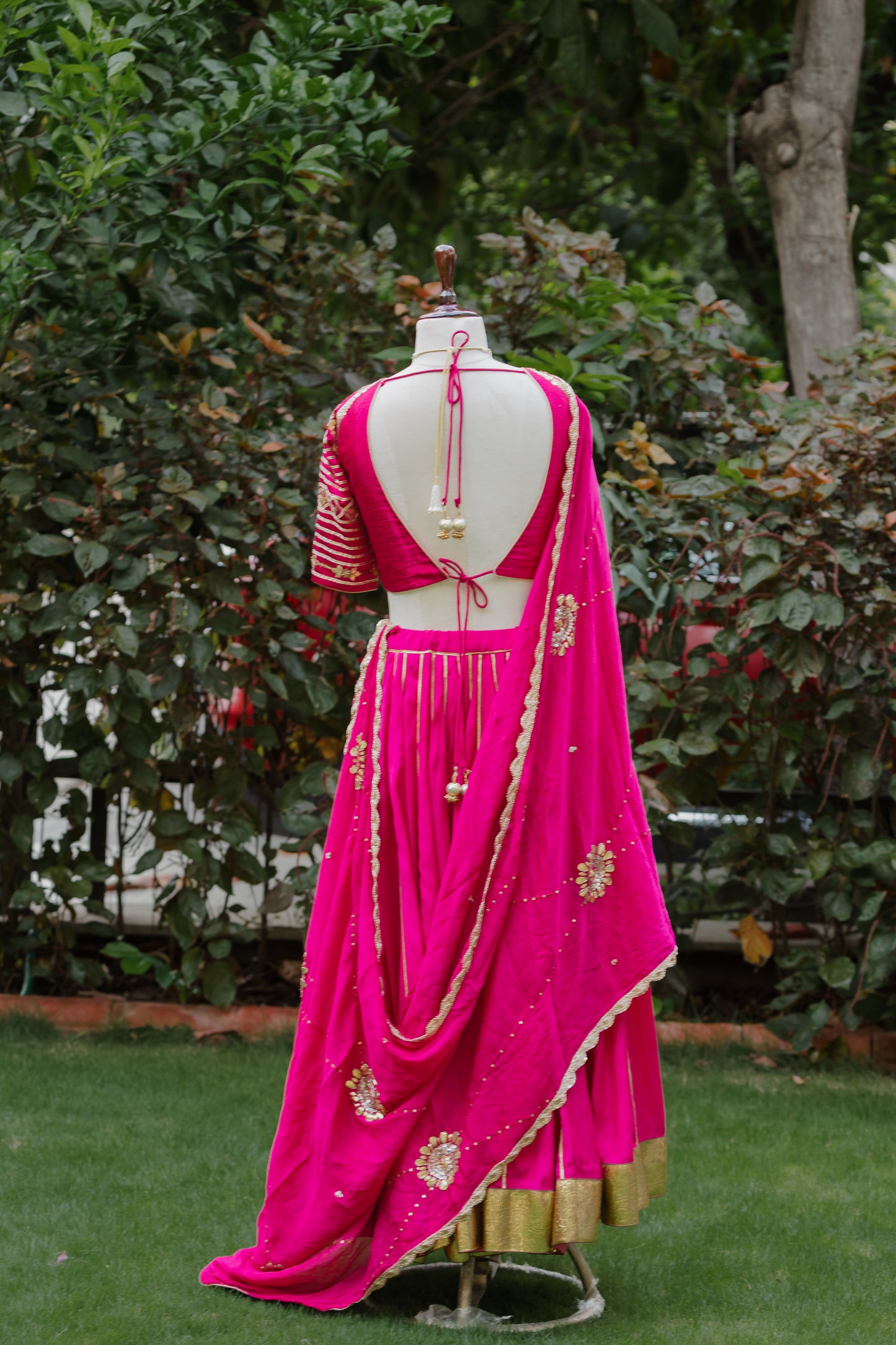 Radiant pink chaniya choli set (Navratri 2026 collection)