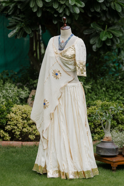 Ivory gota patti chaniya choli set (Navratri 2026 collection)