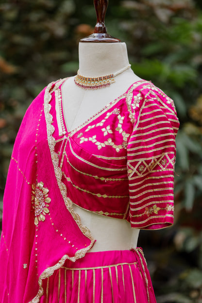 Radiant pink chaniya choli set (Navratri 2026 collection)