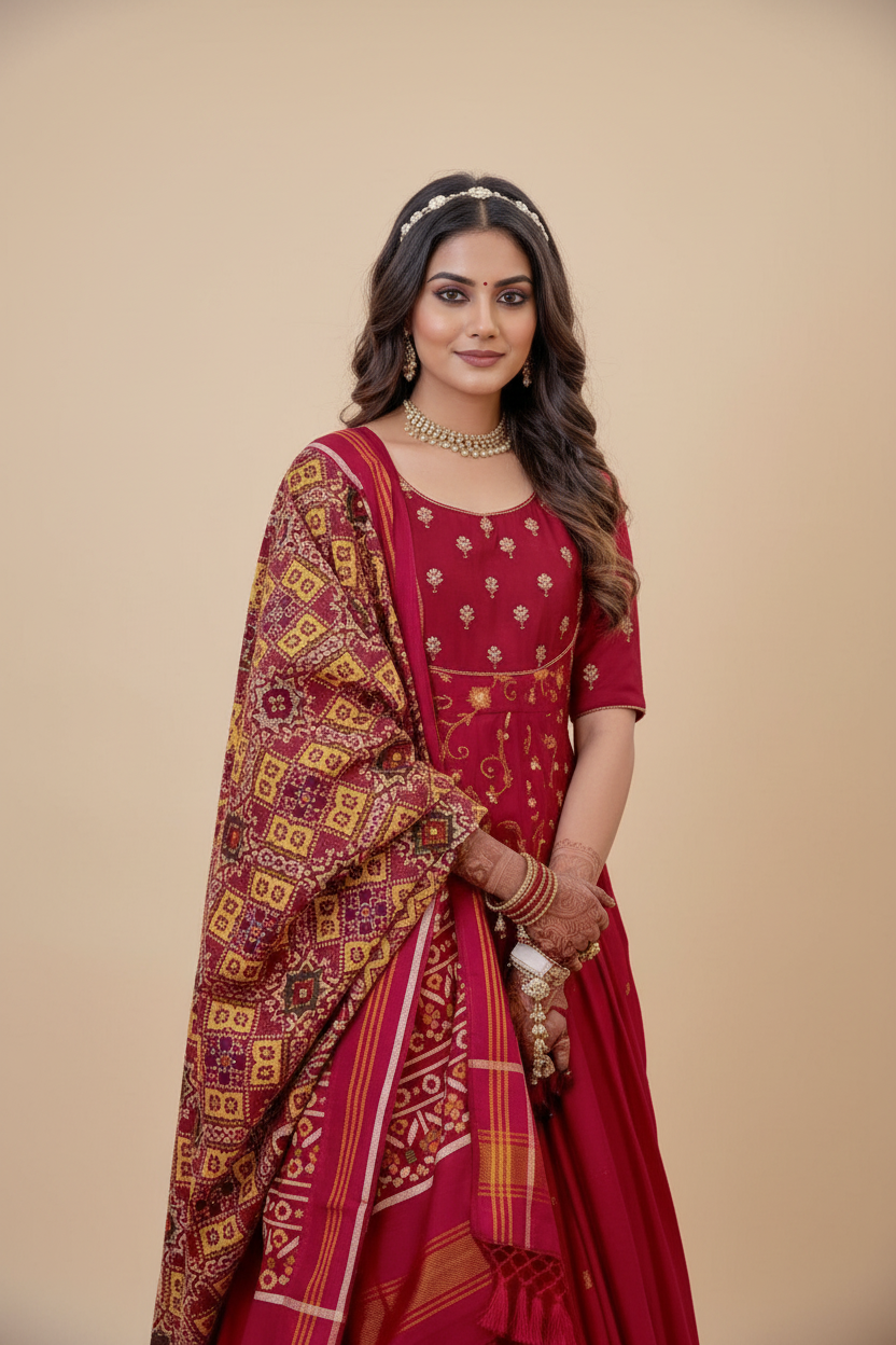 Pomegranate patola set