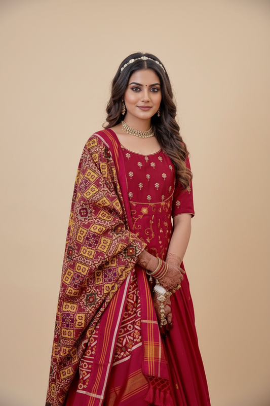 Pomegranate patola set