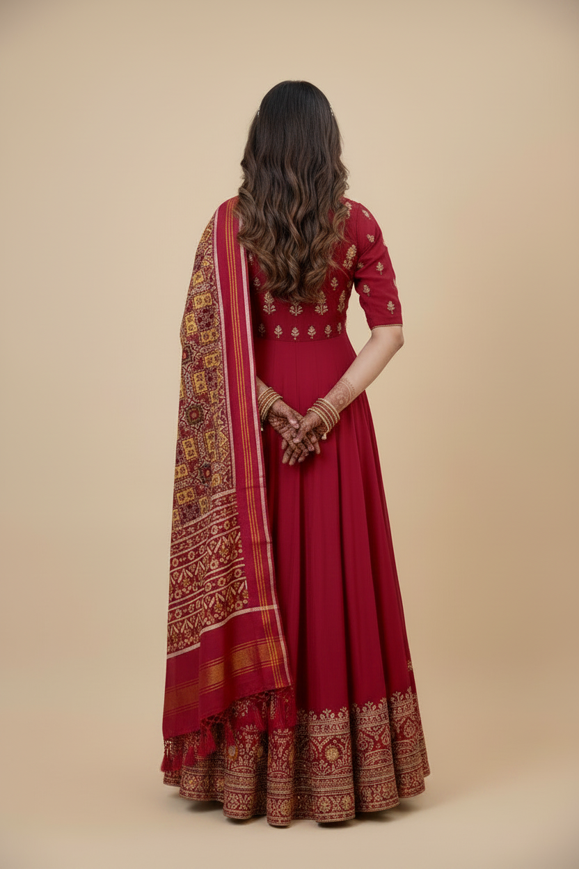 Pomegranate patola set