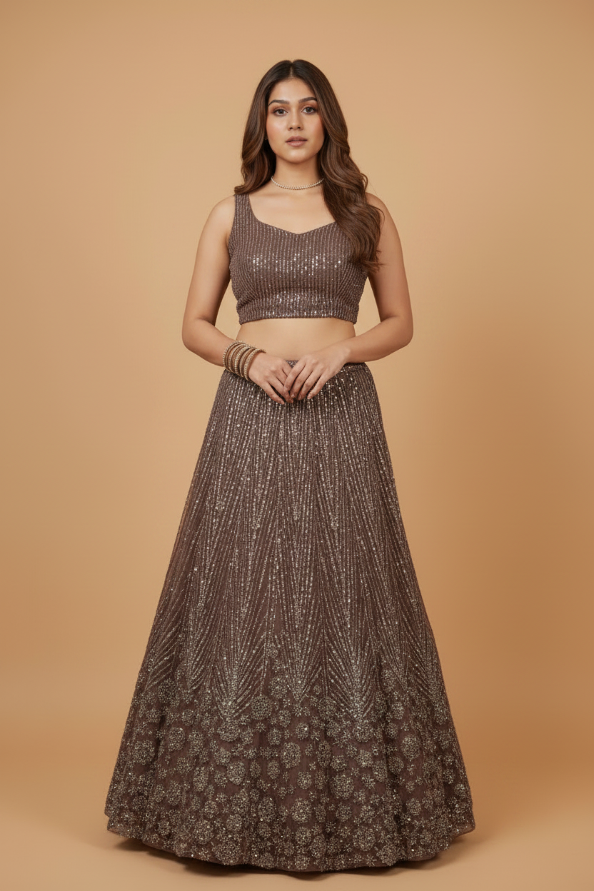 Cacao Embellished Outfit