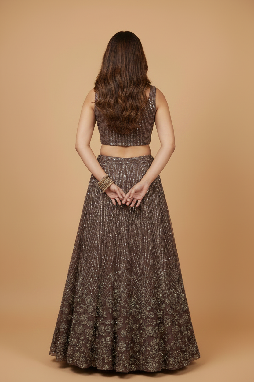 Cacao Embellished Outfit